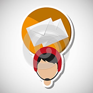 Colorful delivery design, vector illustration