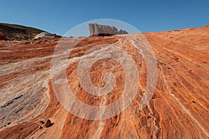 Colorful desert landscape in valley of fire