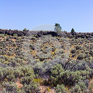 Colorful desert scene in eastern Oregon