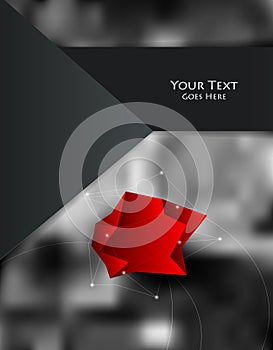 Colorful design with copy space