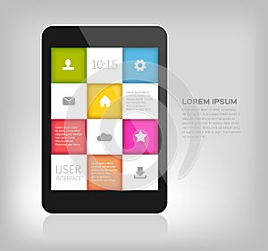 Colorful design for mobile devices