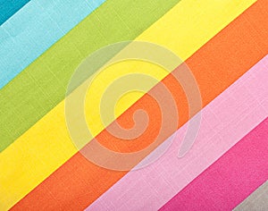 Colorful diagonal fabric texture