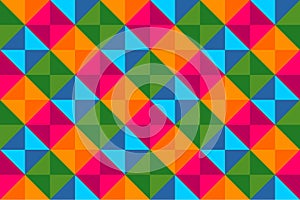 Colorful Diamonds Seamless Pattern Background Design