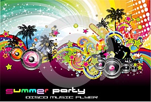 Colorful Discoteque Flyer