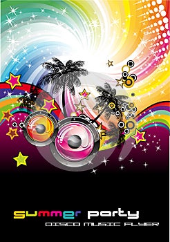 Colorful Discoteque Flyer
