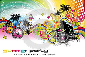 Colorful Discoteque Flyer