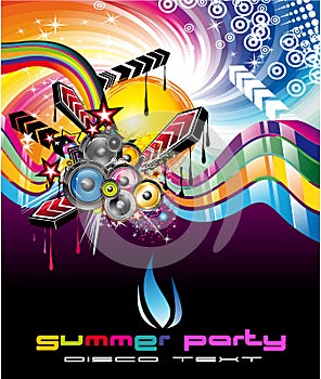 Colorful Discoteque Flyer