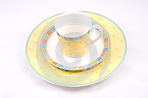 Colorful dishes