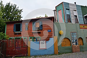 Colorful District of La Boca in Buenos Aires Argentina