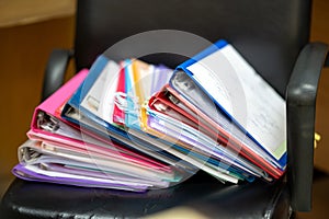 Colorful document files