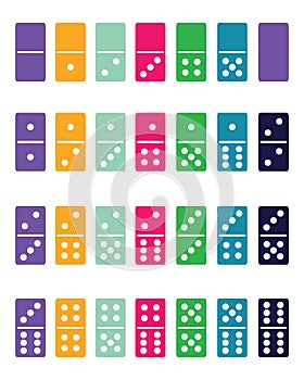 Colorful domino