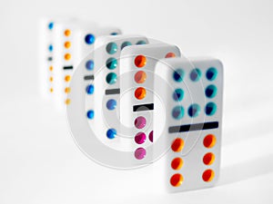 Colorful Dominos photo