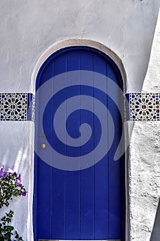 Colorful door at Carmel-by-the-sea