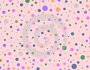 Colorful dots background texture pattern