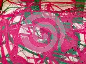 Colorful dough for rainbowcake