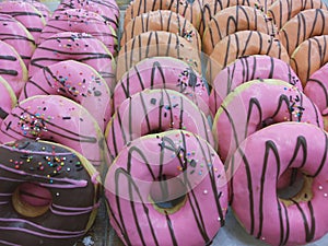 Colorful Doughnut Background