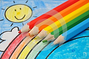 Colorful drawing: smiling img