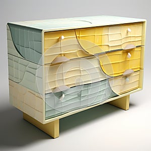 Colorful Dresser With Peter Gric Inspired Design photo