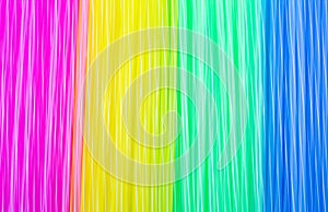 Colorful drinking straw