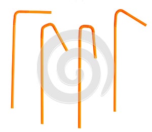 Colorful drinking straws