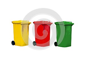 Colorful dustbin