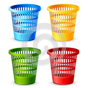 Colorful Dustbin photo