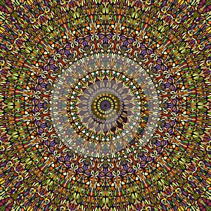 Colorful dynamic geometrical radial flower pattern mandala background