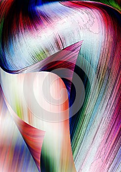 Colorful dynamic shape red blue background