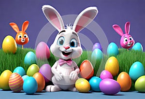Colorful Easter Bunny Delight