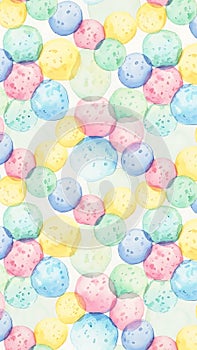 Colorful Easter candy background