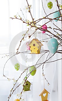 Colorful easter decoration