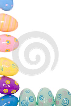 Colorful easter egg background