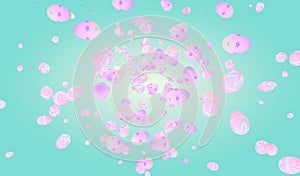 Beaautiful colorful easter eggs background