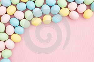 Colorful Easter egg background