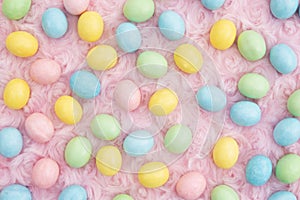 Colorful Easter egg background