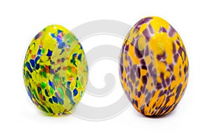 Colorful Easter Egg in in white background