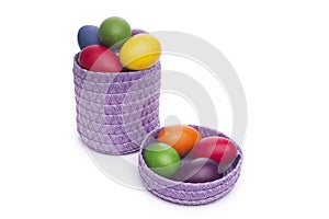 Colorful Easter eggs