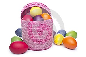 Colorful Easter eggs