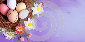 The Colorful Easter Eggs with Festive Display of Springtime Joy and Creativity.