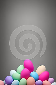 Colorful Easter Eggs Party Celebrations Background