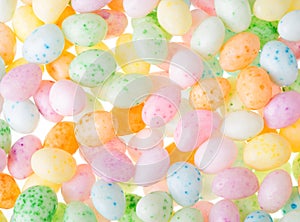 Colorful Easter Jelly Bean Background