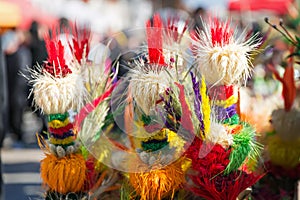 Colorful easter palms