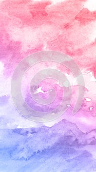 Colorful eco watercolor texture. Pastel color web banner.