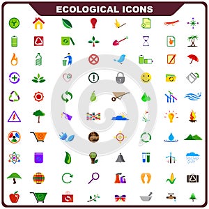 Colorful Ecological Icon