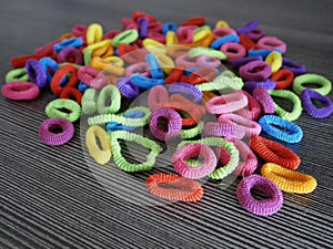 Colorful Elastic bands for hair