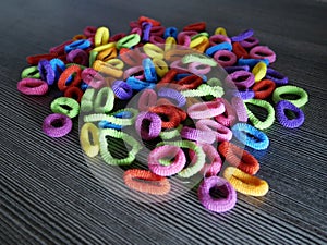 Colorful Elastic bands for hair