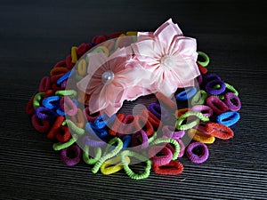 Colorful Elastic bands for hair