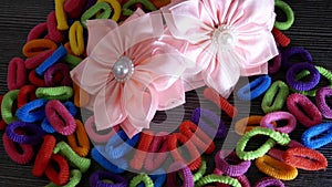 Colorful Elastic bands for hair