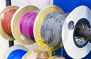 Colorful electric cable