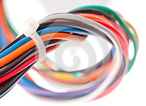 Colorful electrical cables